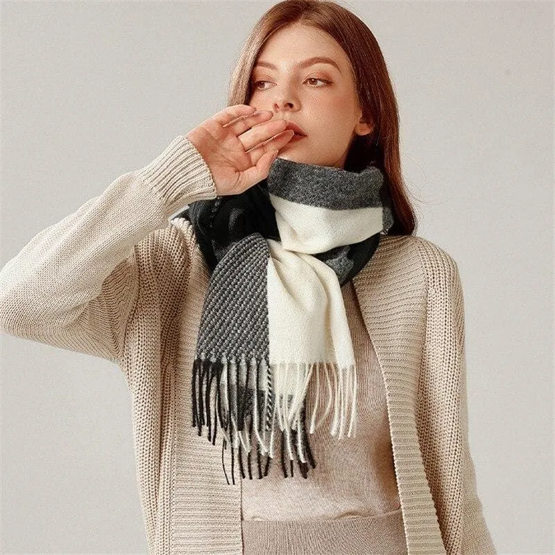 8 Colors Warm Wool Scarf Showl