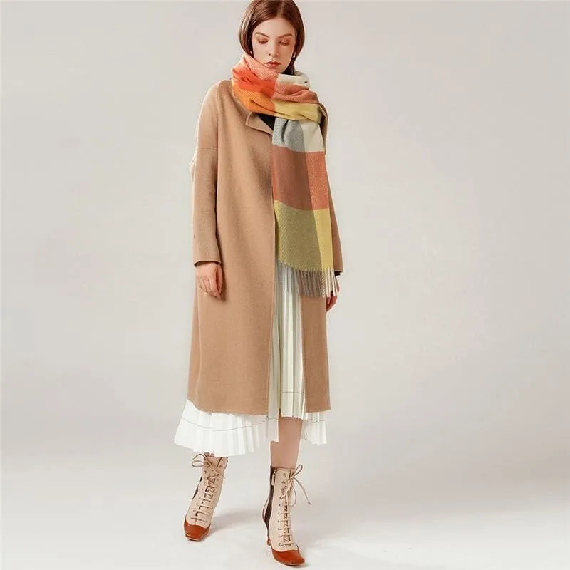 8 Colors Warm Wool Scarf Showl