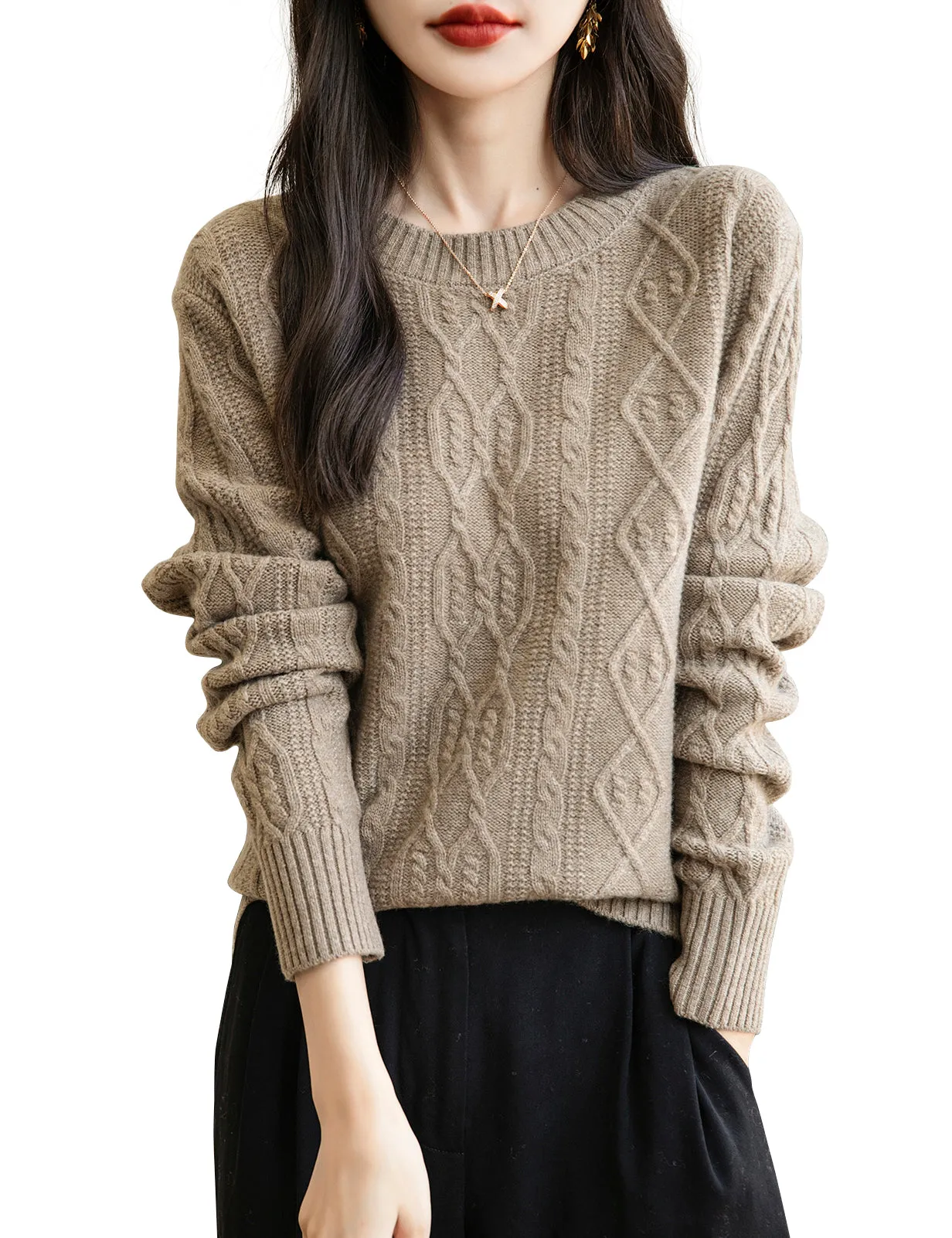 Alexa Woman Long Sleeve O-Neck Sweater