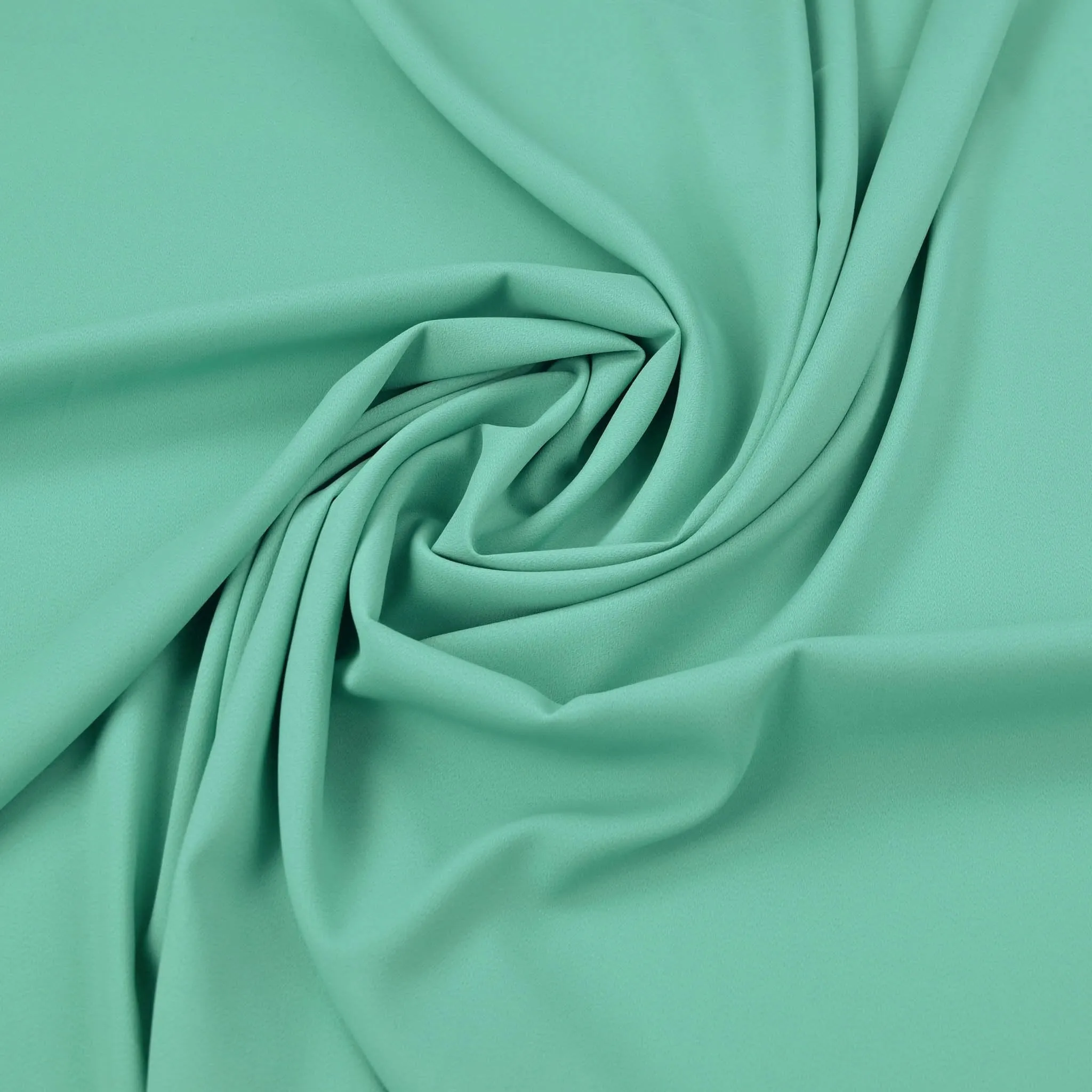 Aqua Green Crepe Fabric 97193