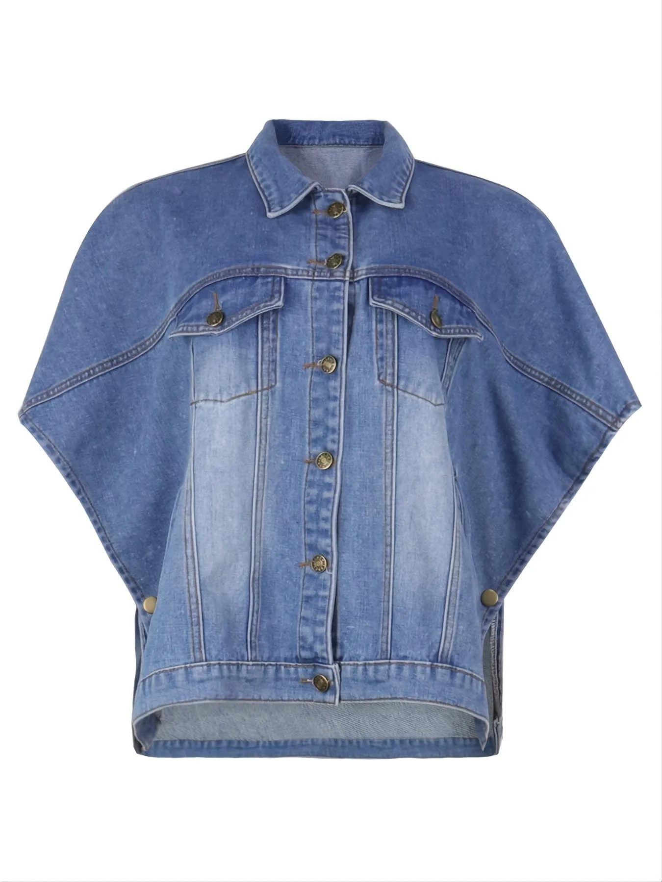 Blue Denim Capelet