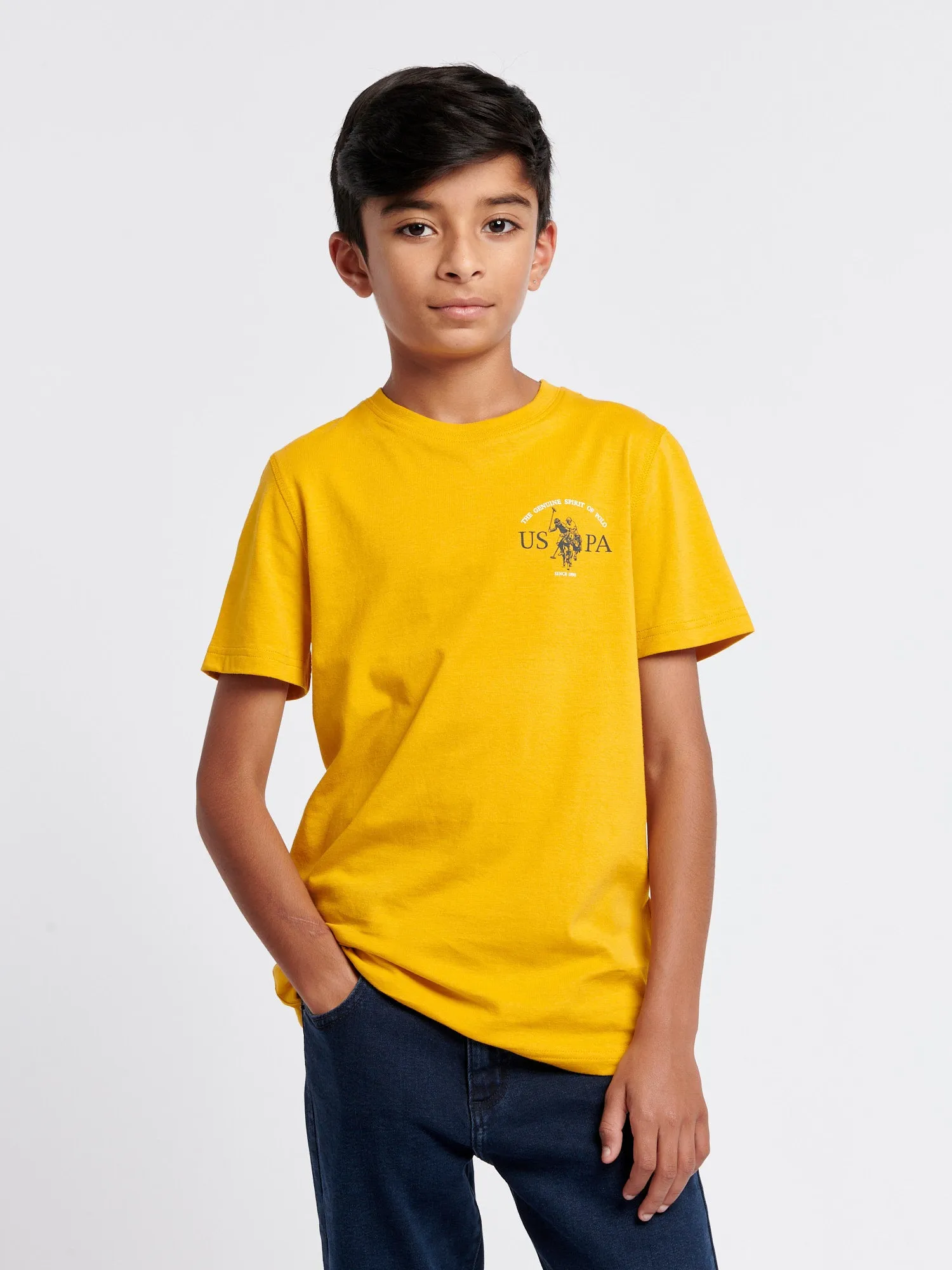 Boys Back Graphic T-Shirt in Mango Mojito