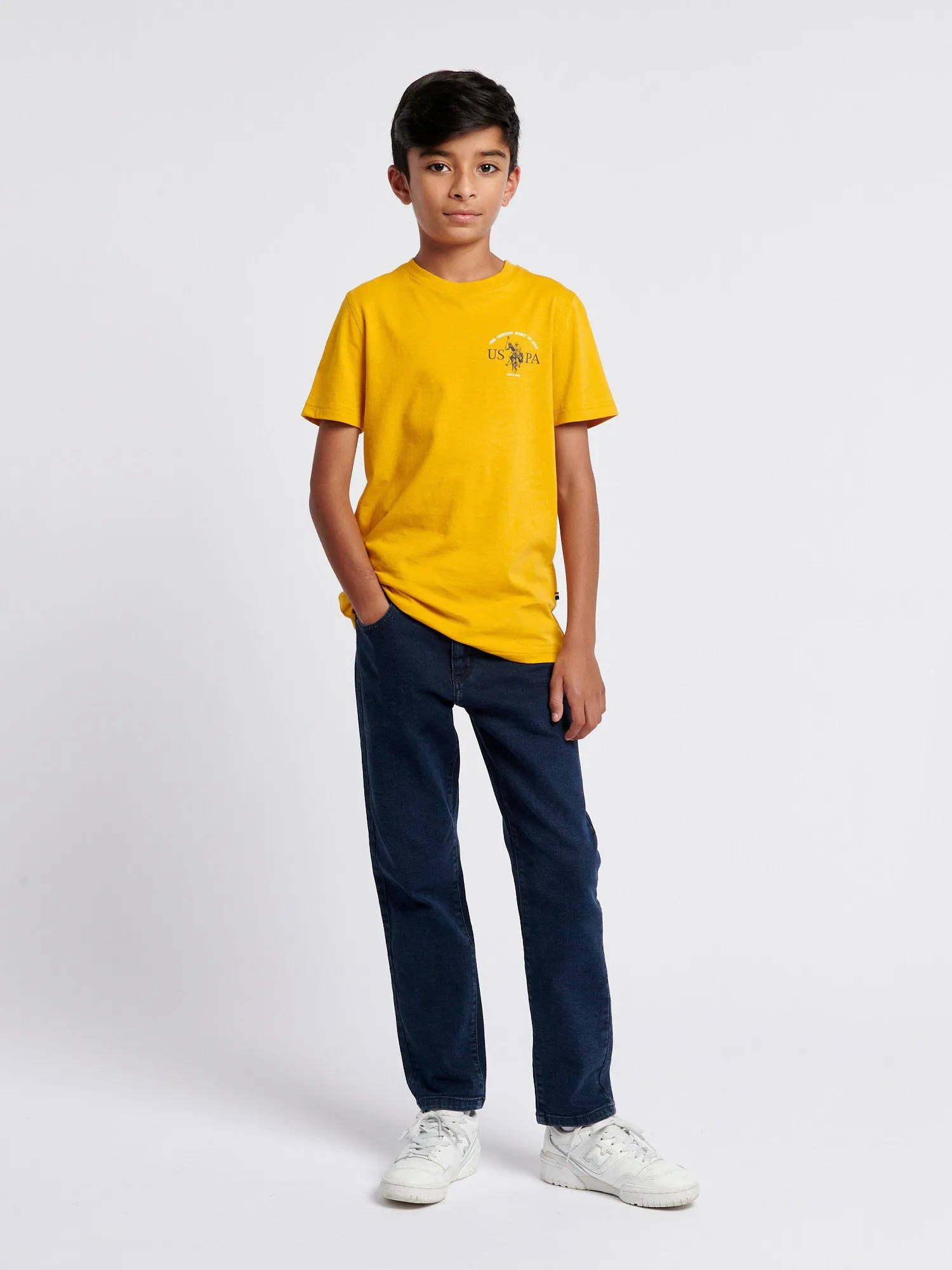 Boys Back Graphic T-Shirt in Mango Mojito