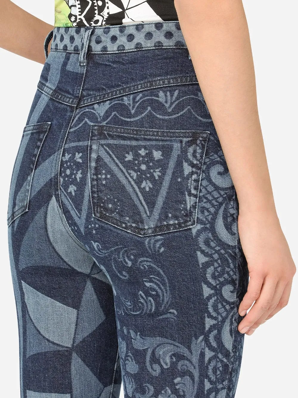 Carretto Print Grace Jeans