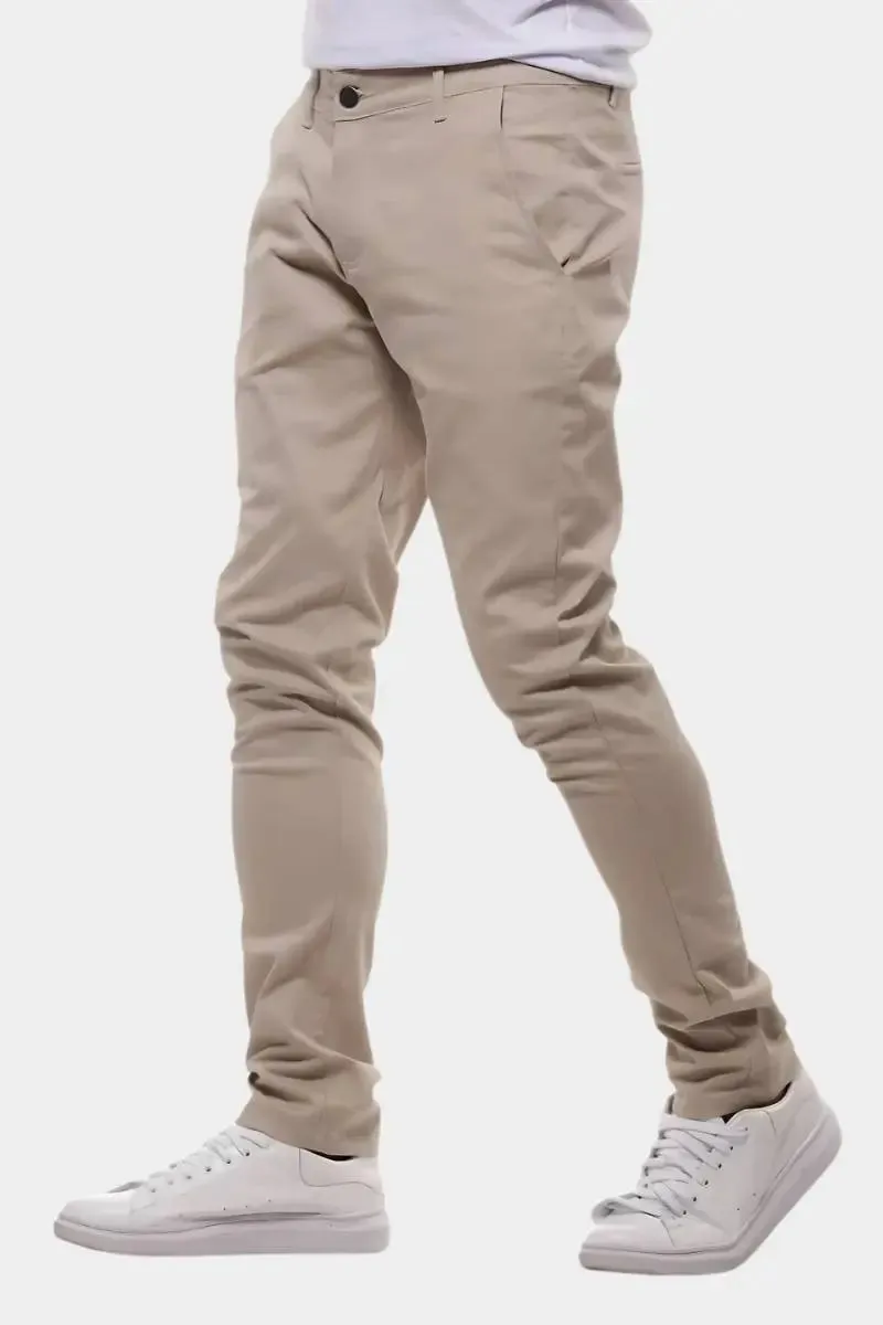 Casual Slim Fit Trousers - Cross & Crown