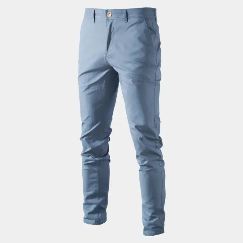 Casual Slim Fit Trousers - Cross & Crown