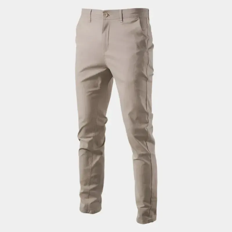 Casual Slim Fit Trousers - Cross & Crown