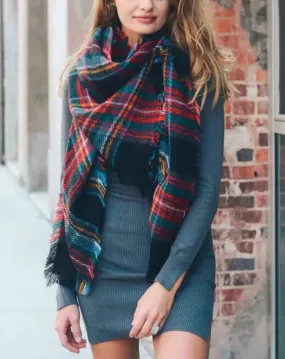 CLASSIC PLAID BLANKET SCARVES