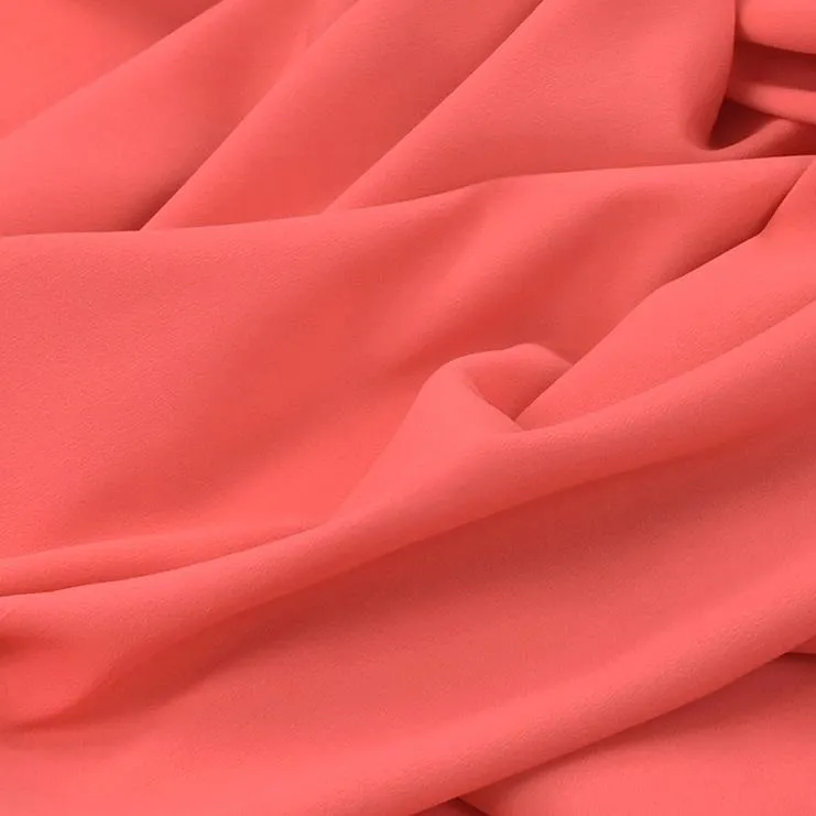 Coral Crepe Fabric 97192