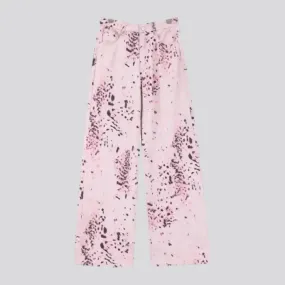 Fashionable high rise floral wide jeans for ladies