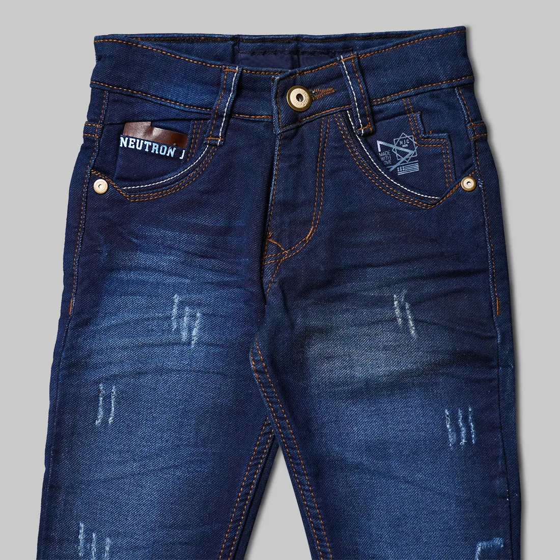 Fashionable Rugged Jeans for Boys