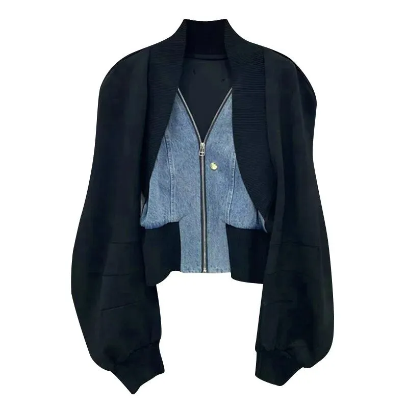 Fashionable Women's Denim Coat