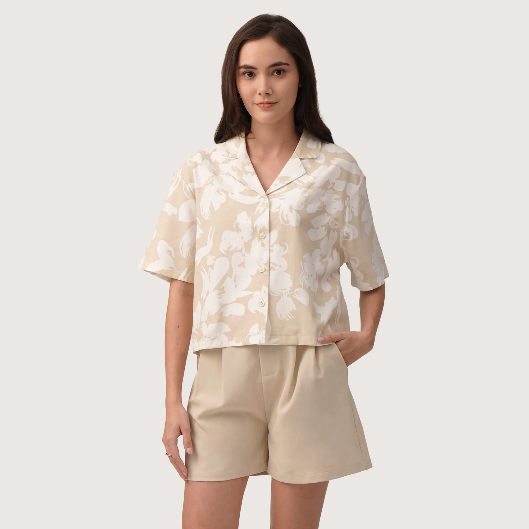 Floral Short Sleeves Shirt