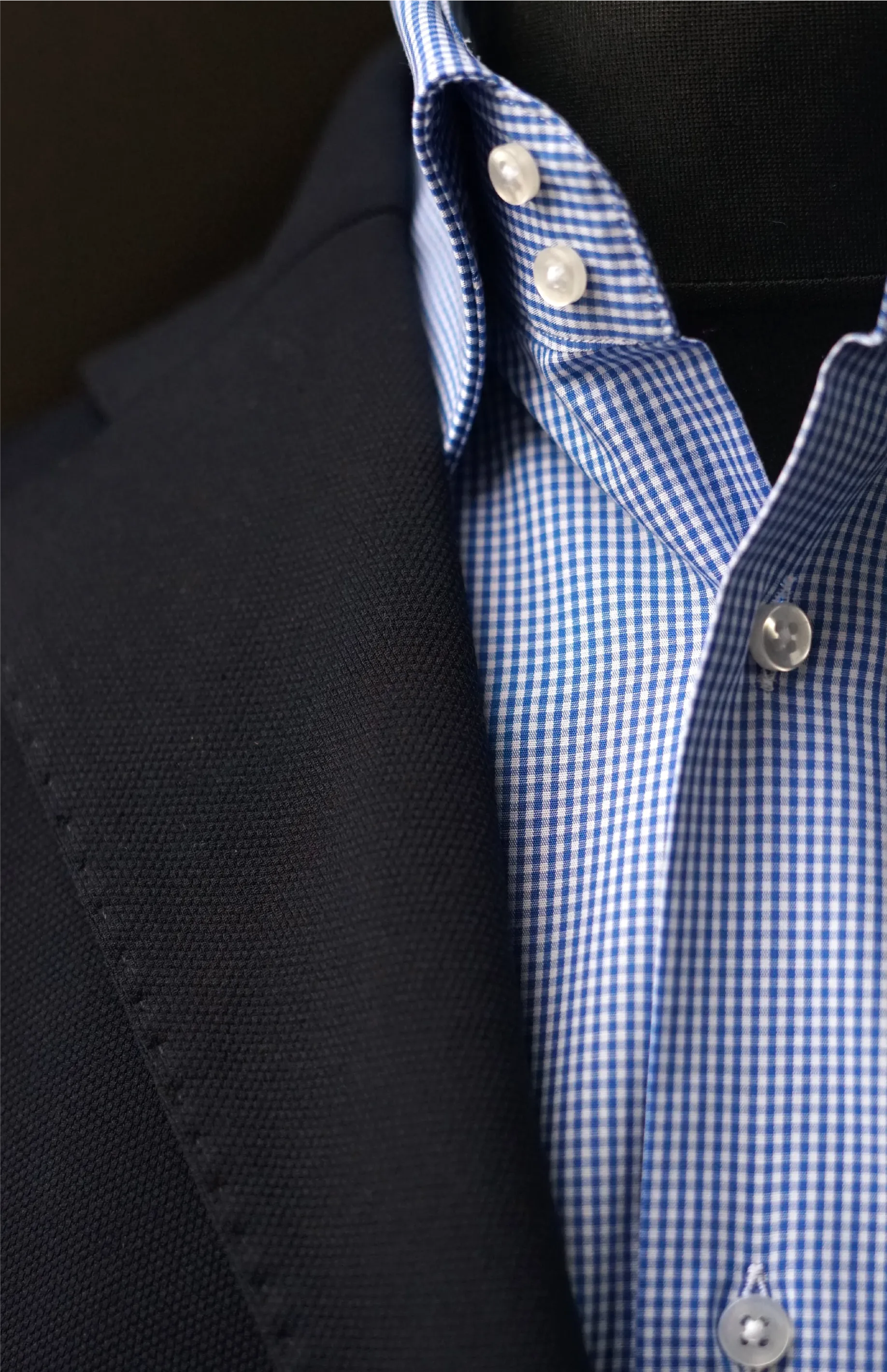 Gingham Easy Iron Dress Shirt