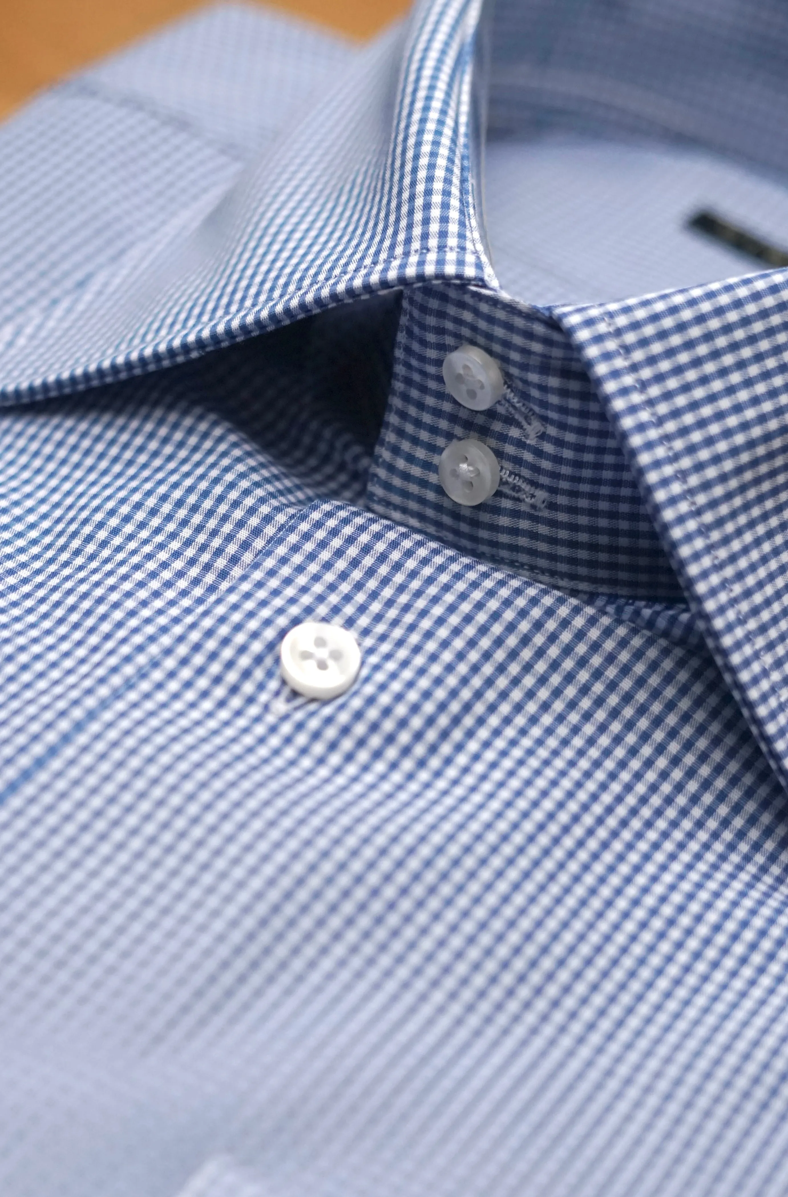 Gingham Easy Iron Dress Shirt