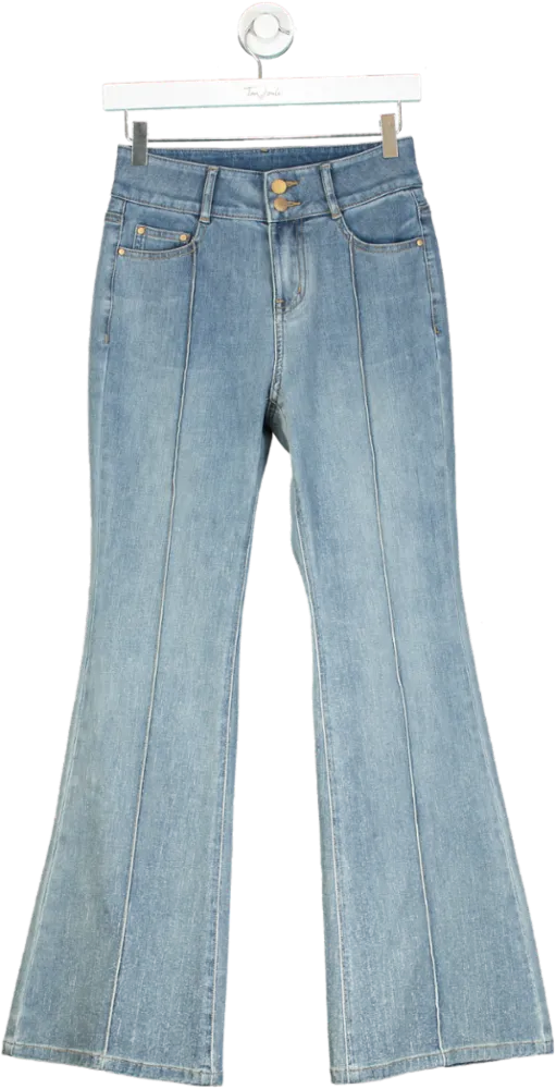 Goelia Blue Flared Jeans UK 6