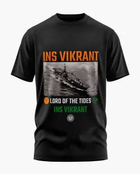 INS Vikrant Lord of The Tides Signature LuxeSoft Cotton T-Shirt