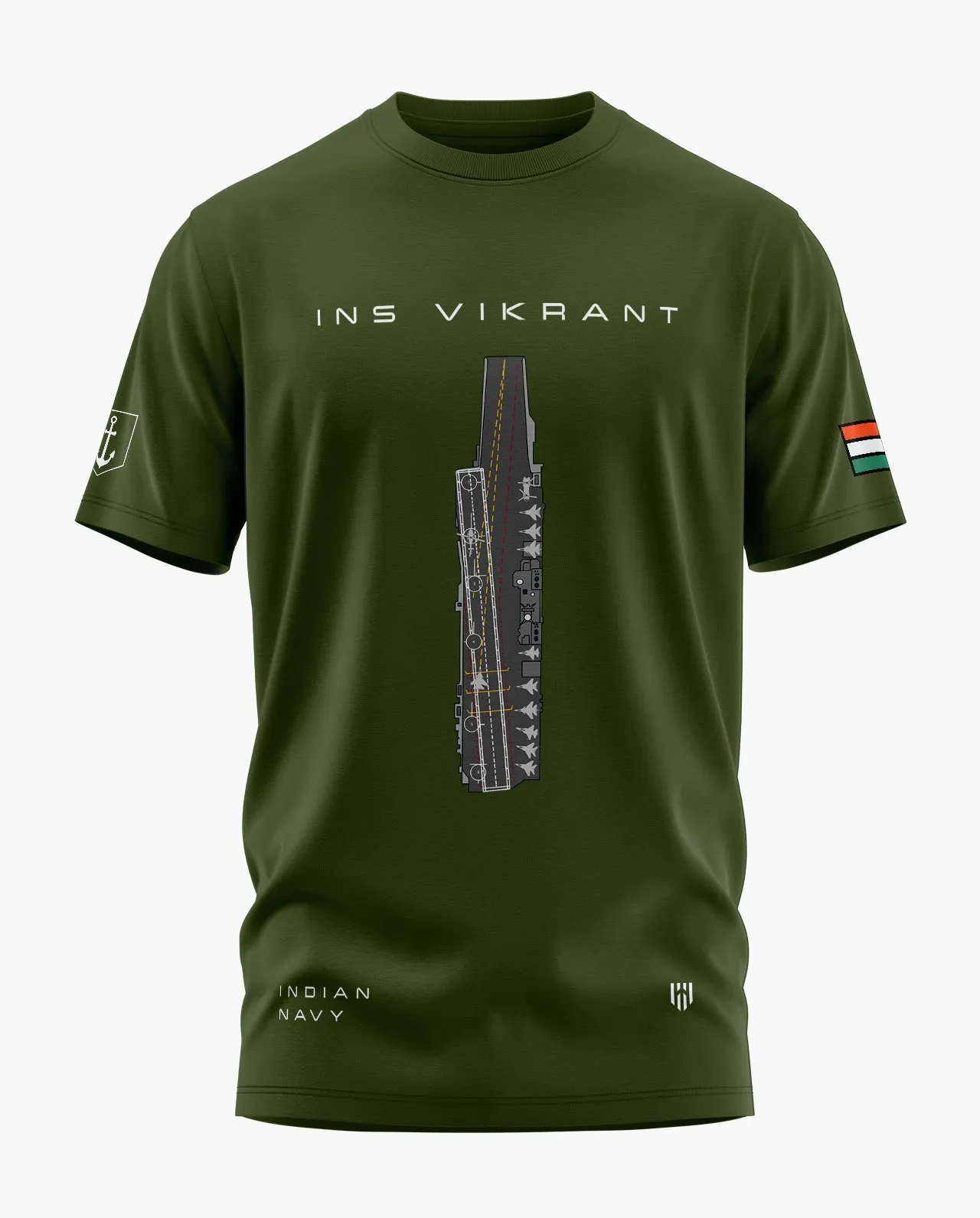 INS VIKRANT SUPREMACY Signature LuxeSoft Cotton T-Shirt