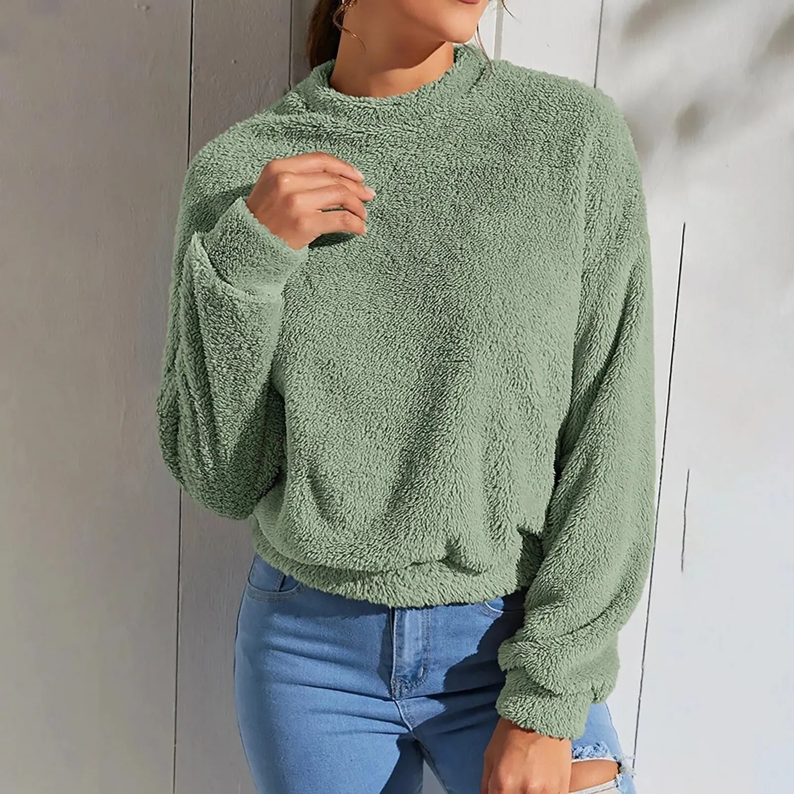 Ivyshape | Catalina Stylish Fleece Sweater