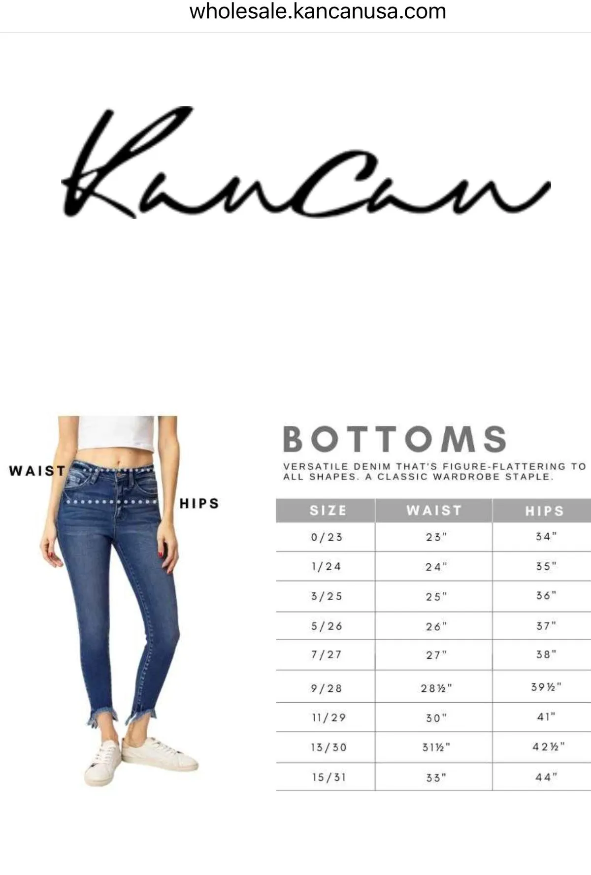 Kancan high rise ankle skinny jeans