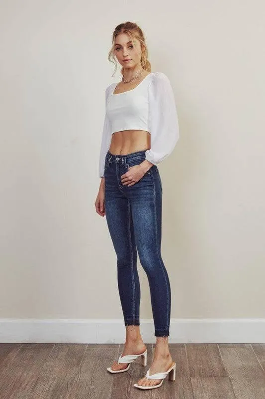 Kancan high rise ankle skinny jeans