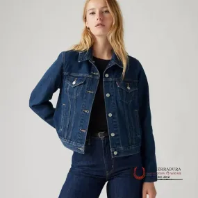 LEVI'S ORIGINAL TRUCKER JACKET DEEP BLUE LADIES