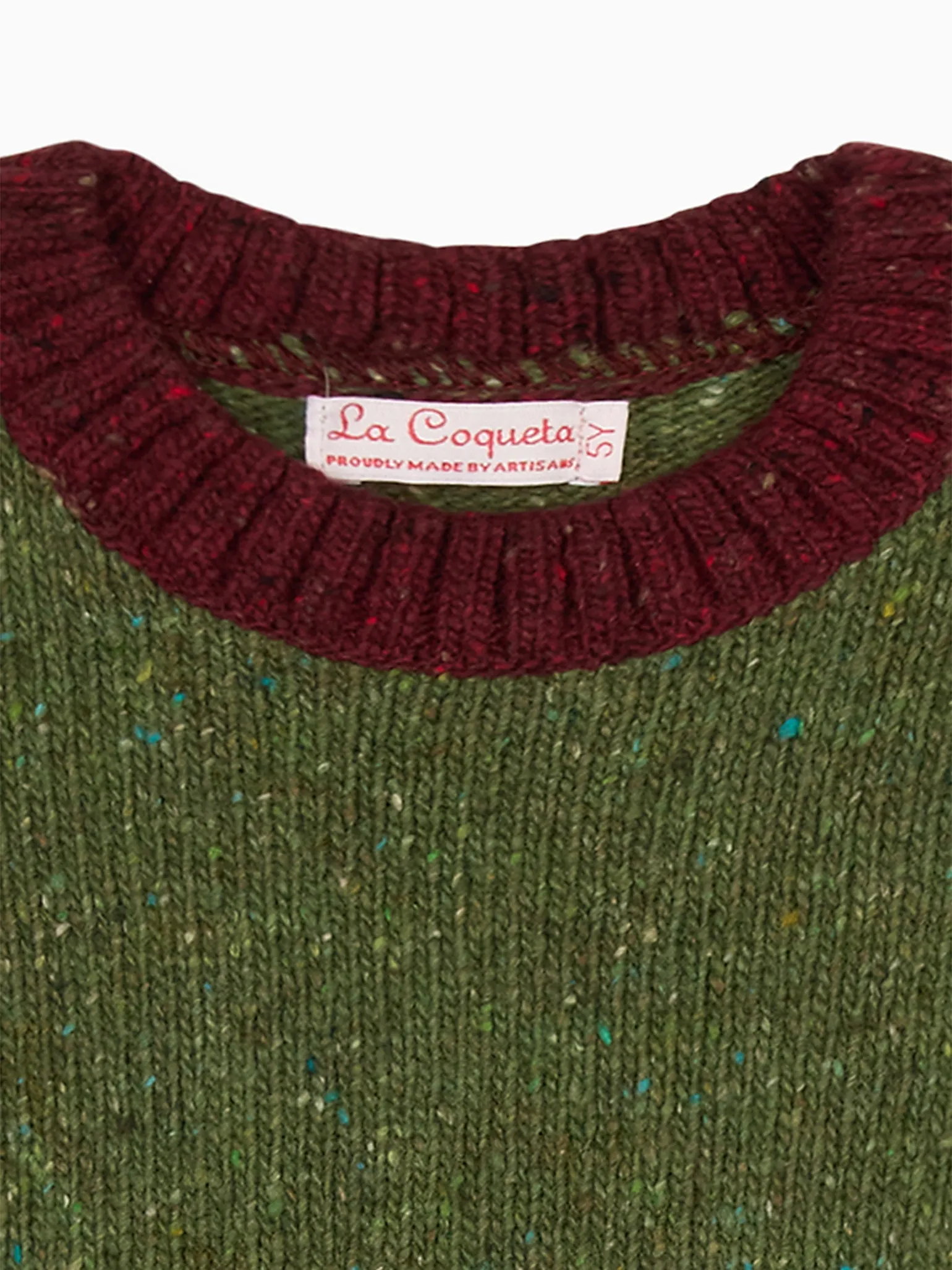 Light Olive Mirlo Merino Boy Jumper