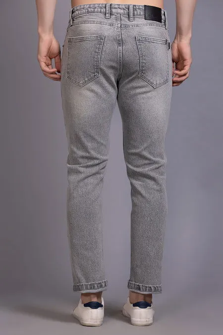 Men Slimfit Grey Jeans