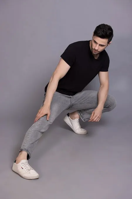 Men Slimfit Grey Jeans