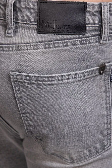 Men Slimfit Grey Jeans