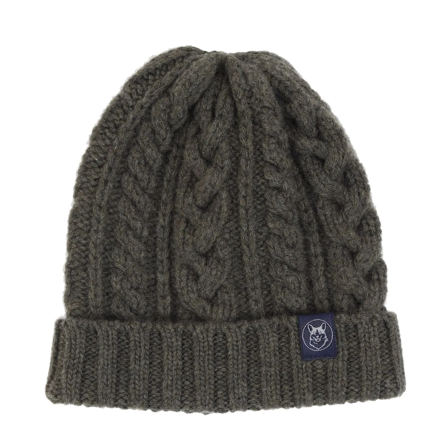 Men's Cashmere Blend Cable Beanie