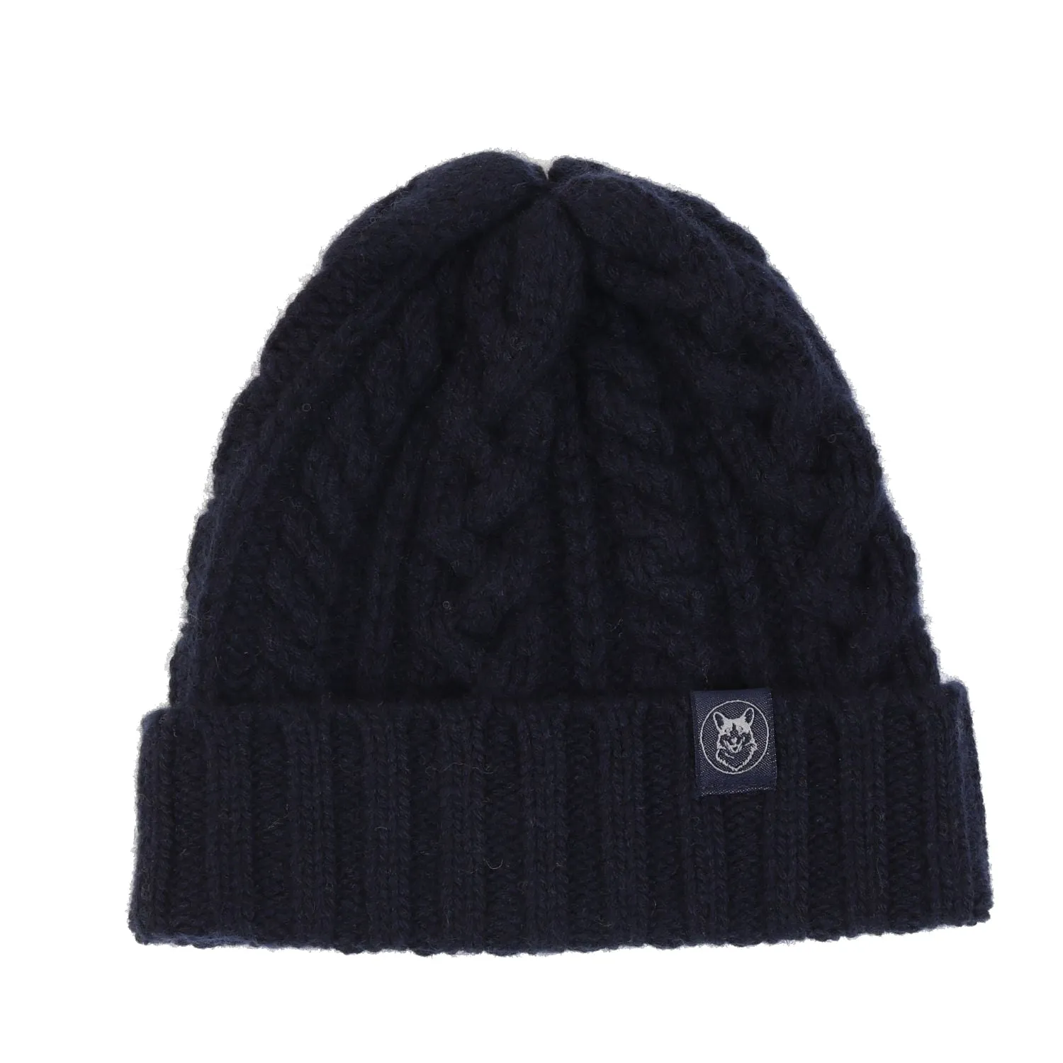 Men's Cashmere Blend Cable Beanie