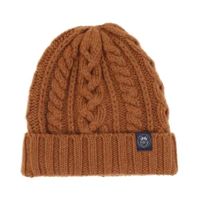 Men's Cashmere Blend Cable Beanie