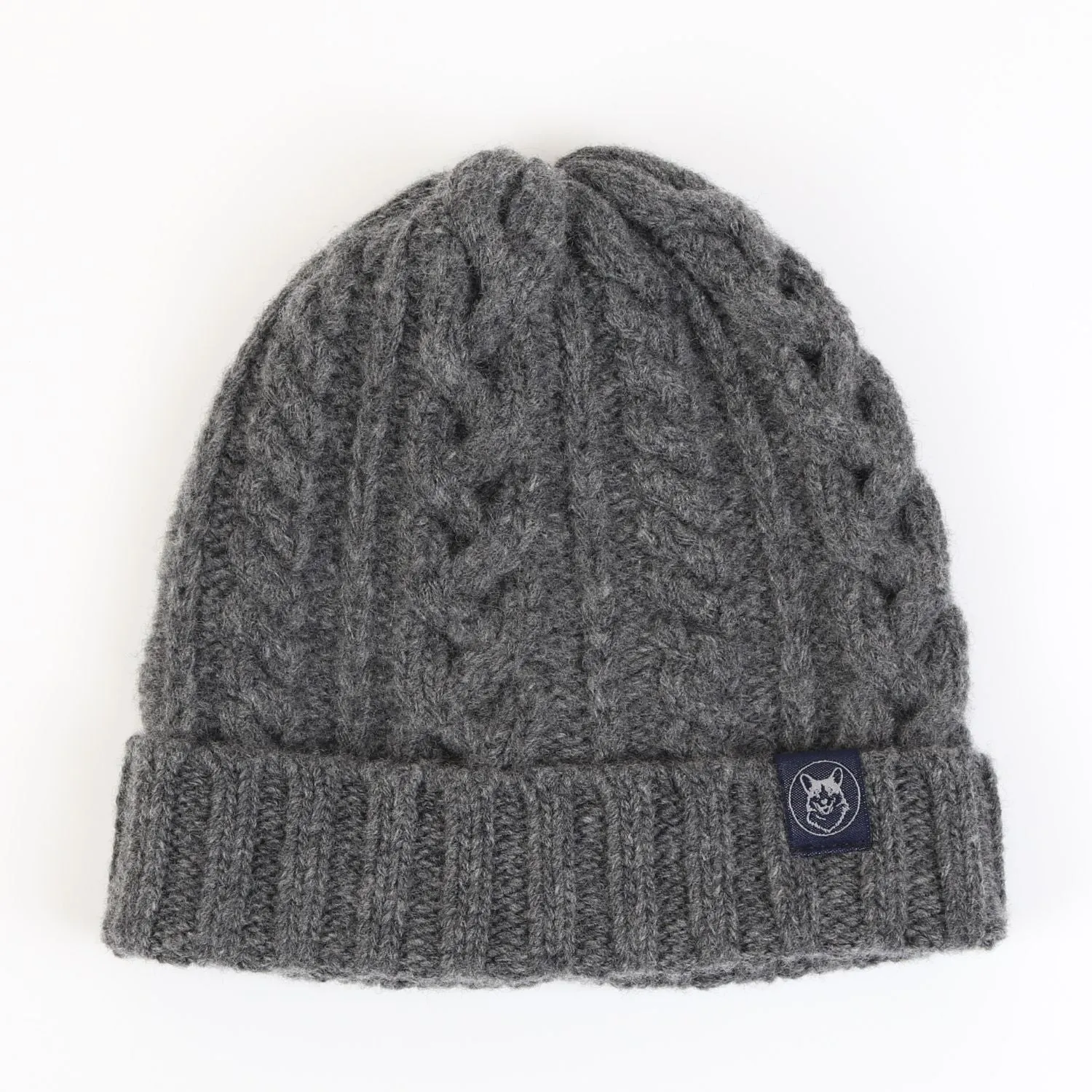 Men's Cashmere Blend Cable Beanie