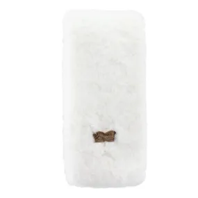 Mens Cirulli White Fur Shabbos Scarf