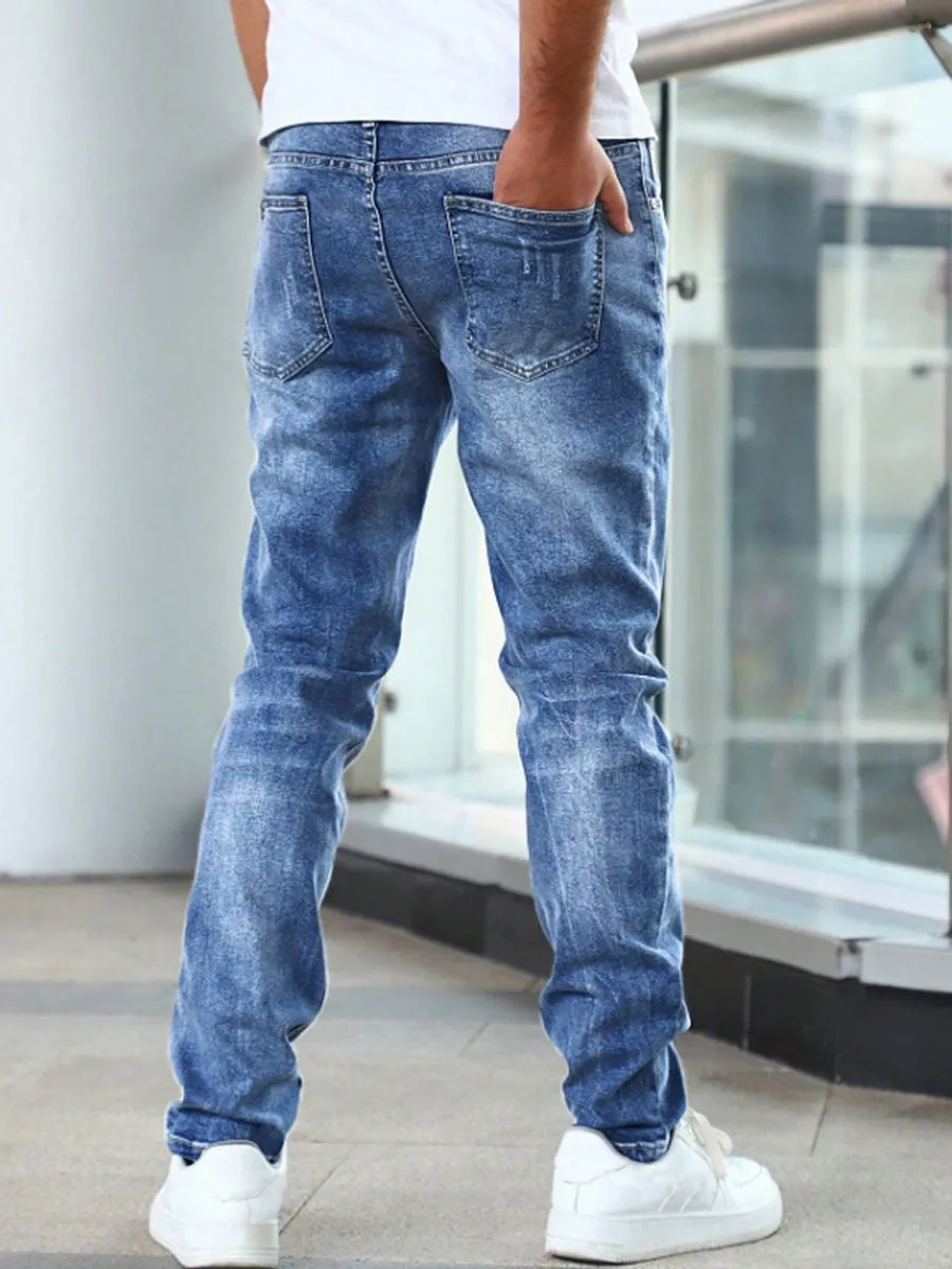 Men's Fashionable And Versatile Casual Jeans