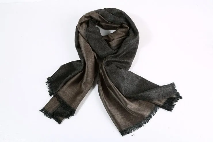 Men's Winter Cashmere Warm Pashmina Shawl Scarf