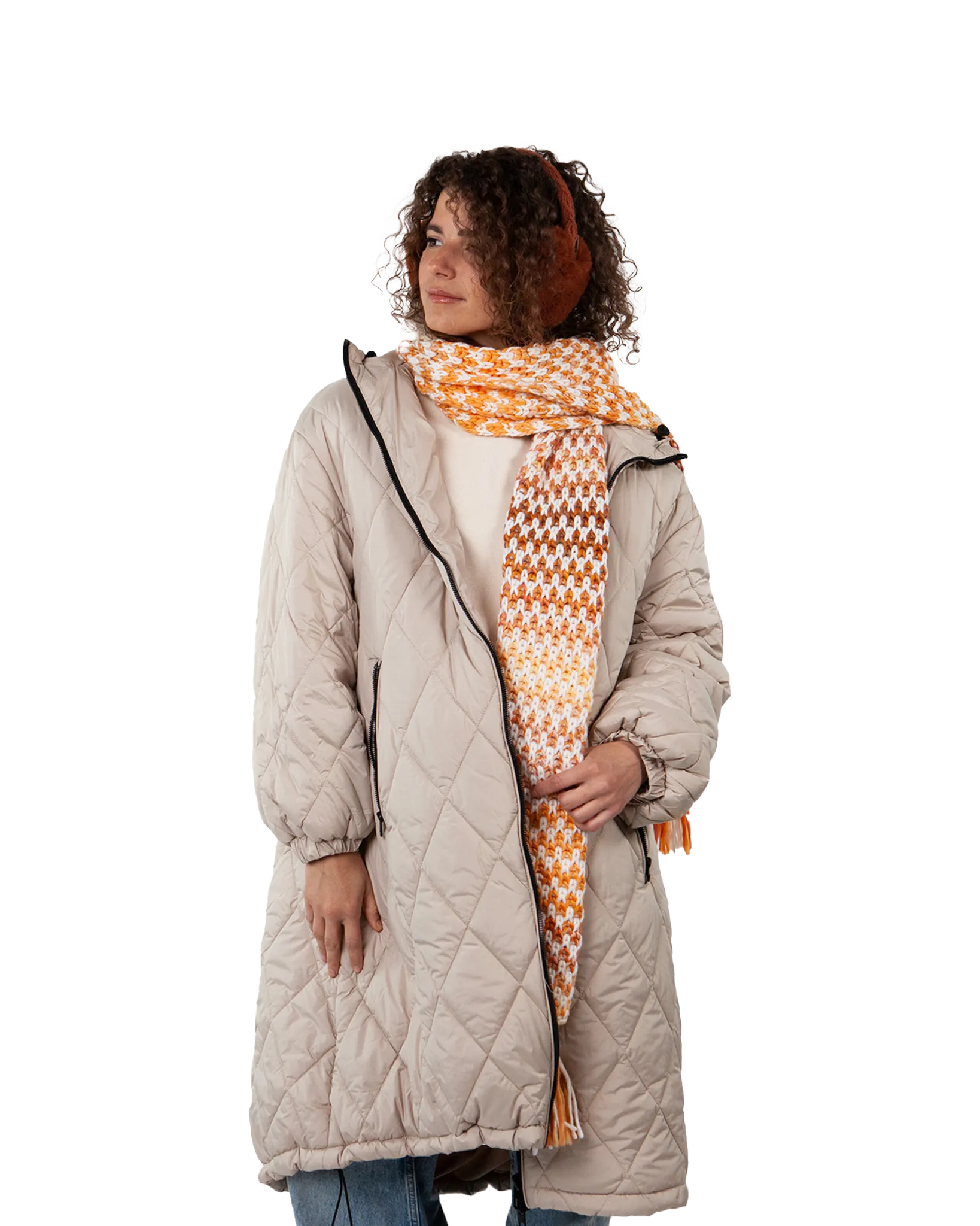 Nicole Scarf in Apricot