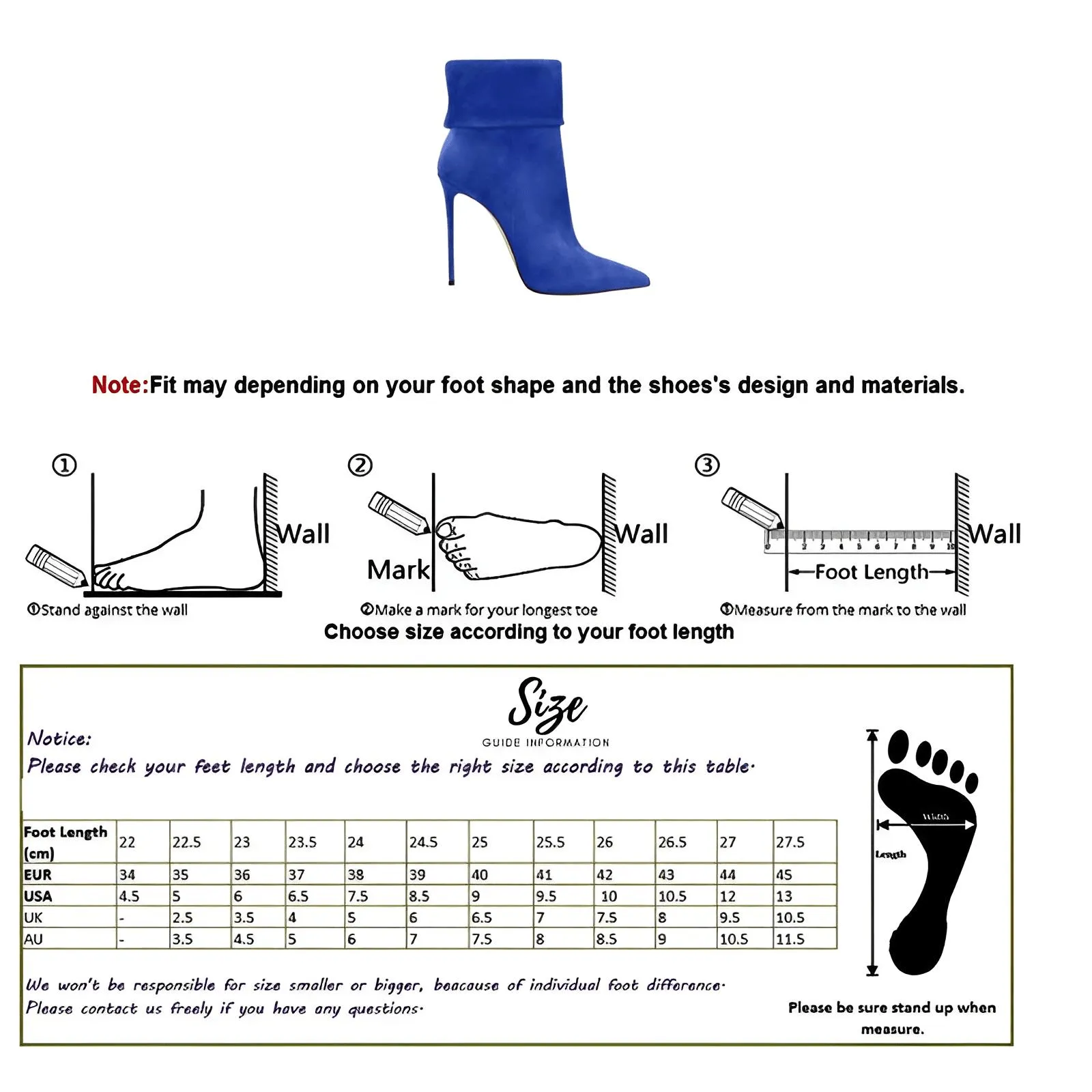 Pointed Toe Suede Stiletto Ankle Boots For Women - In 10 Colors!