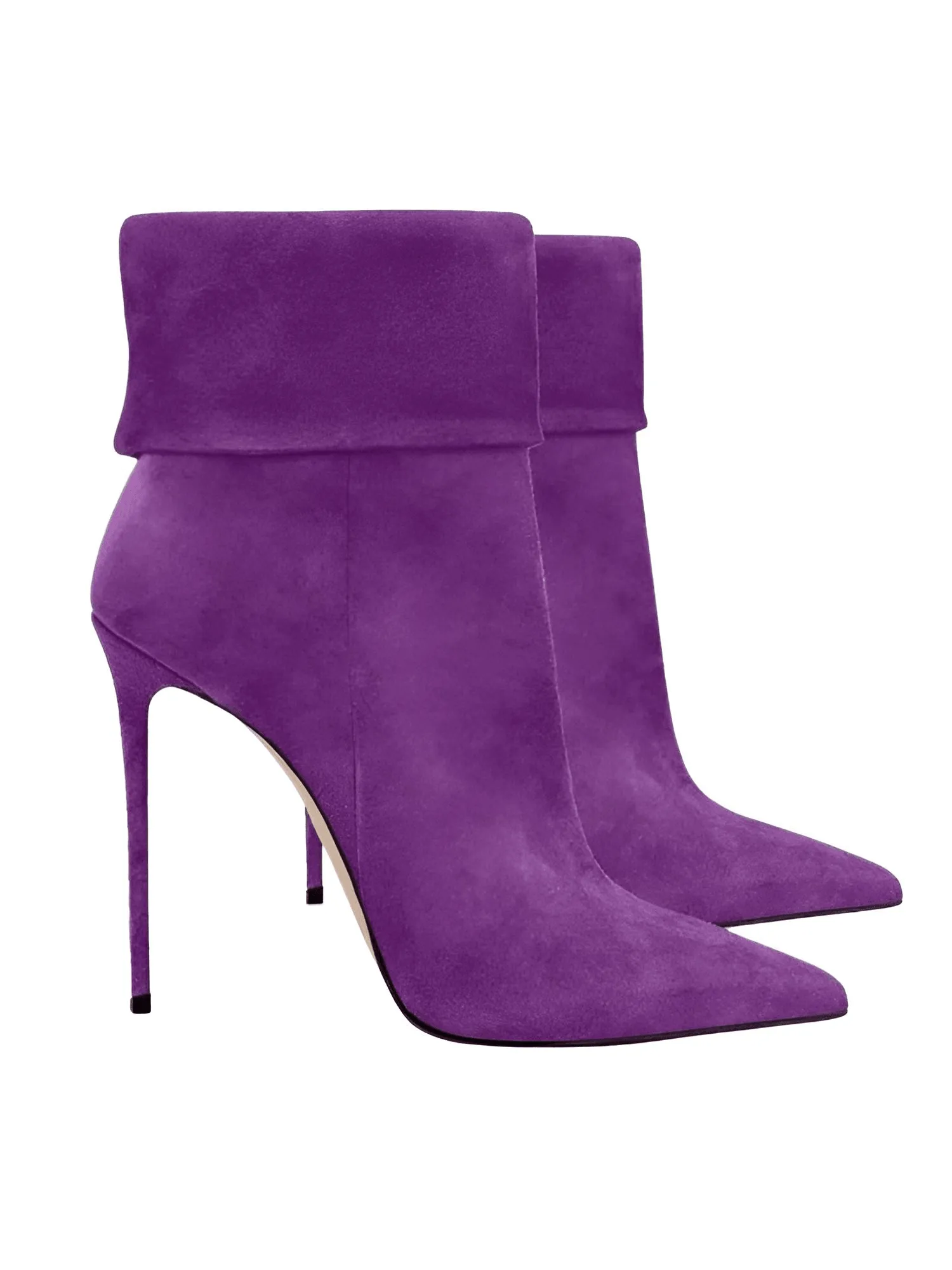 Pointed Toe Suede Stiletto Ankle Boots For Women - In 10 Colors!