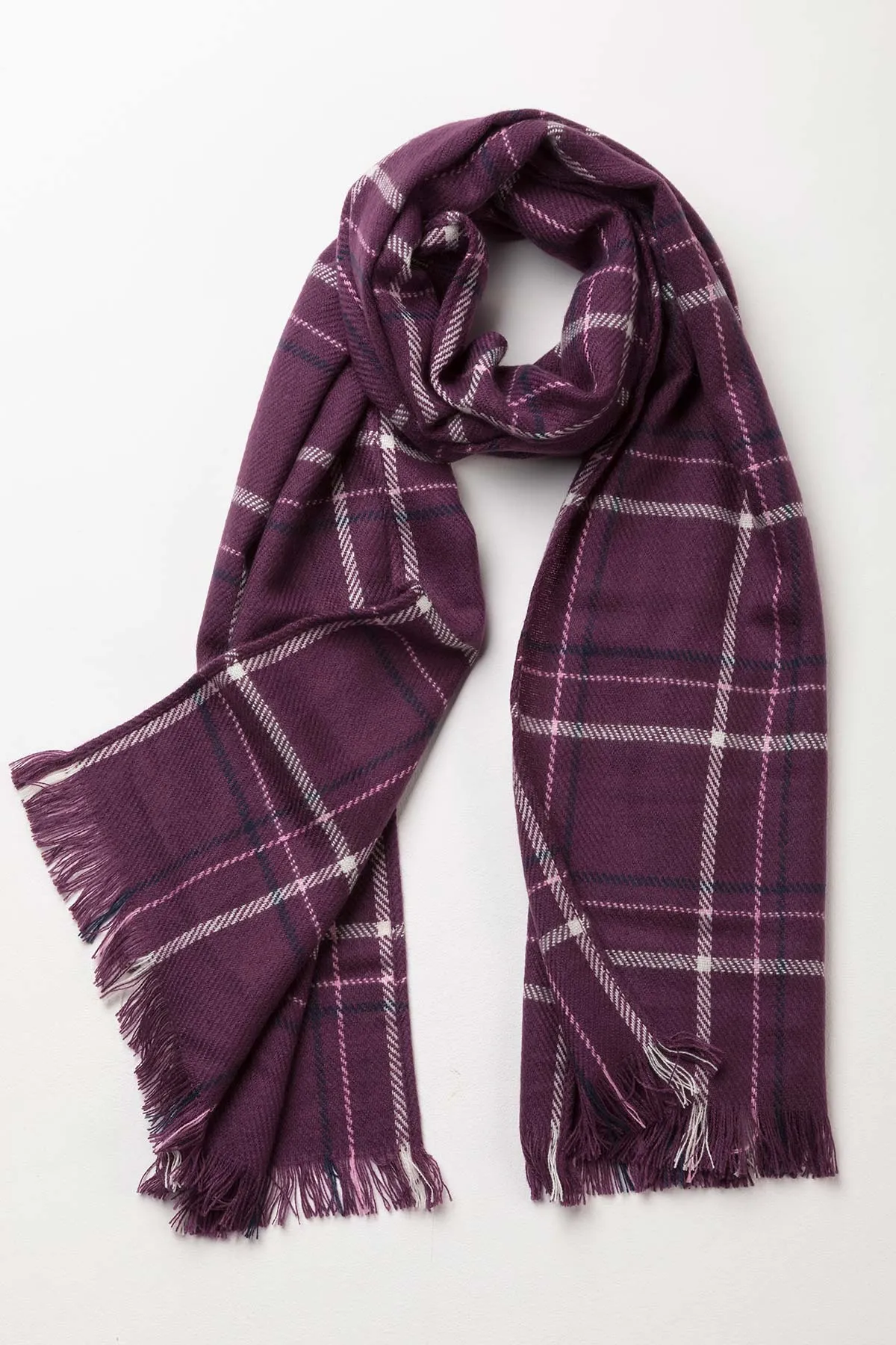 Polly Checked Scarf