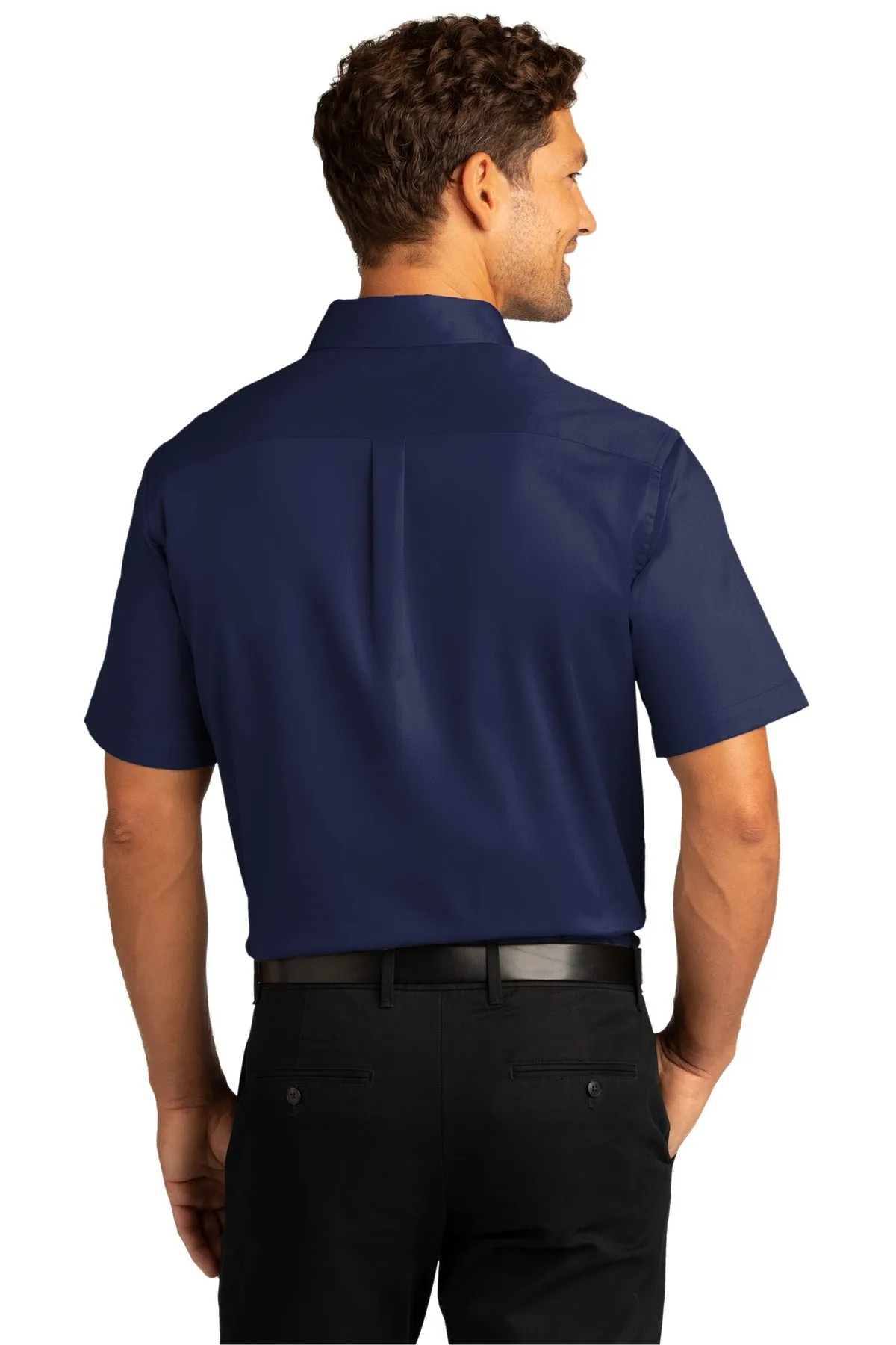 Port Authority Short Sleeve SuperPro React™ Twill Shirt. W809