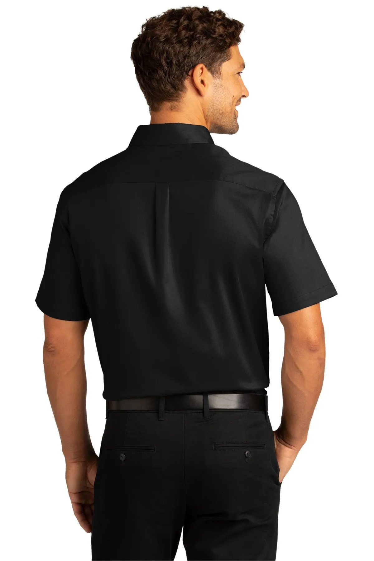 Port Authority Short Sleeve SuperPro React™ Twill Shirt. W809