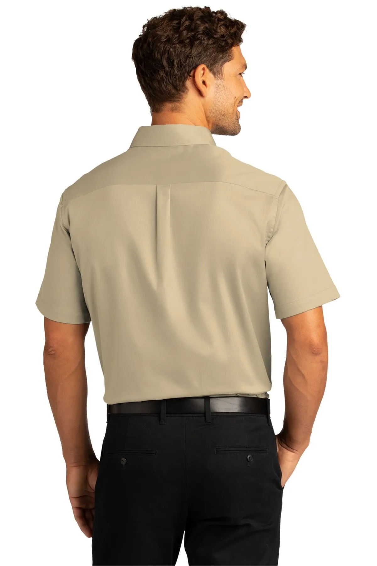 Port Authority Short Sleeve SuperPro React™ Twill Shirt. W809