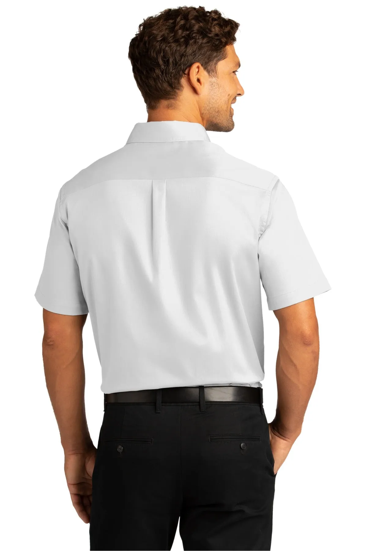 Port Authority Short Sleeve SuperPro React™ Twill Shirt. W809