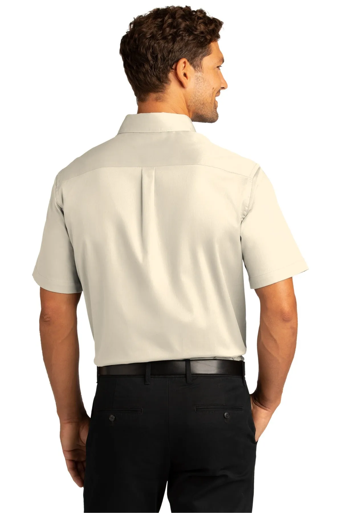 Port Authority Short Sleeve SuperPro React™ Twill Shirt. W809