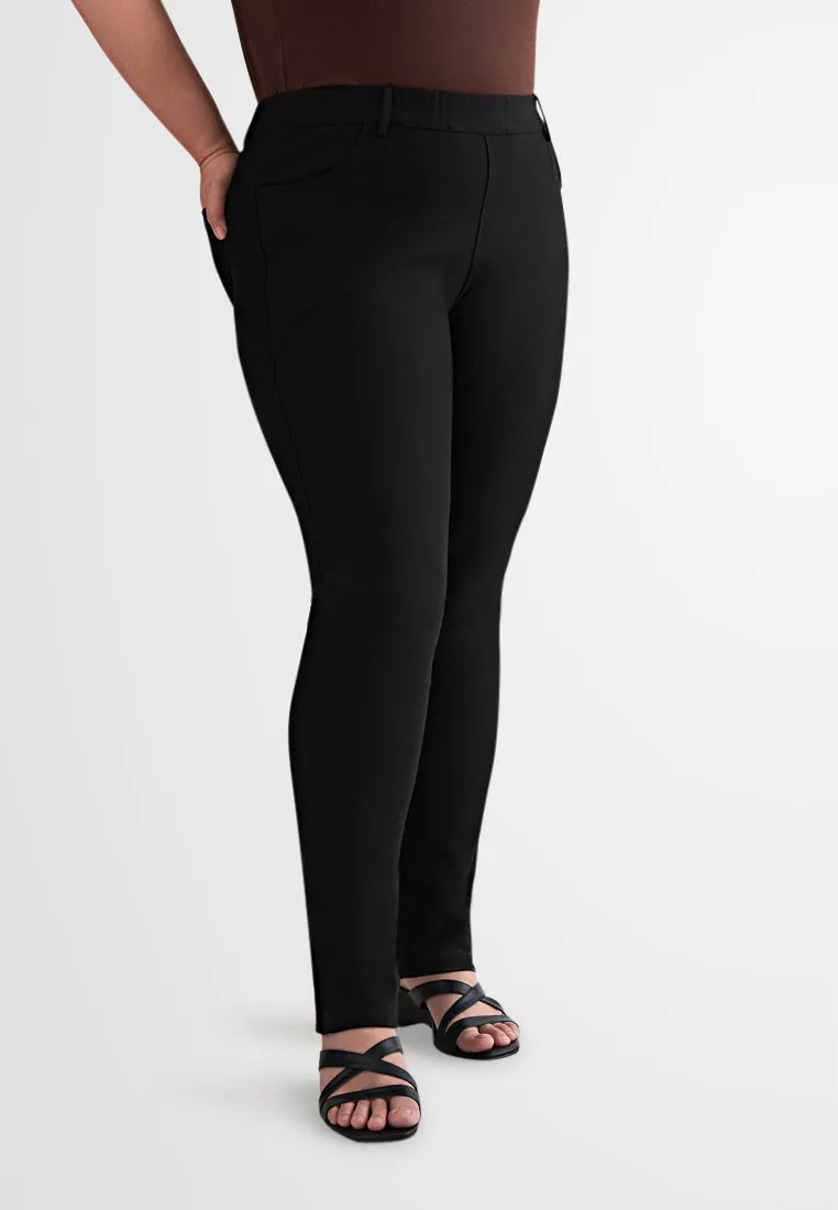 Shailene SMART Skinny Cut Work Pants - Black