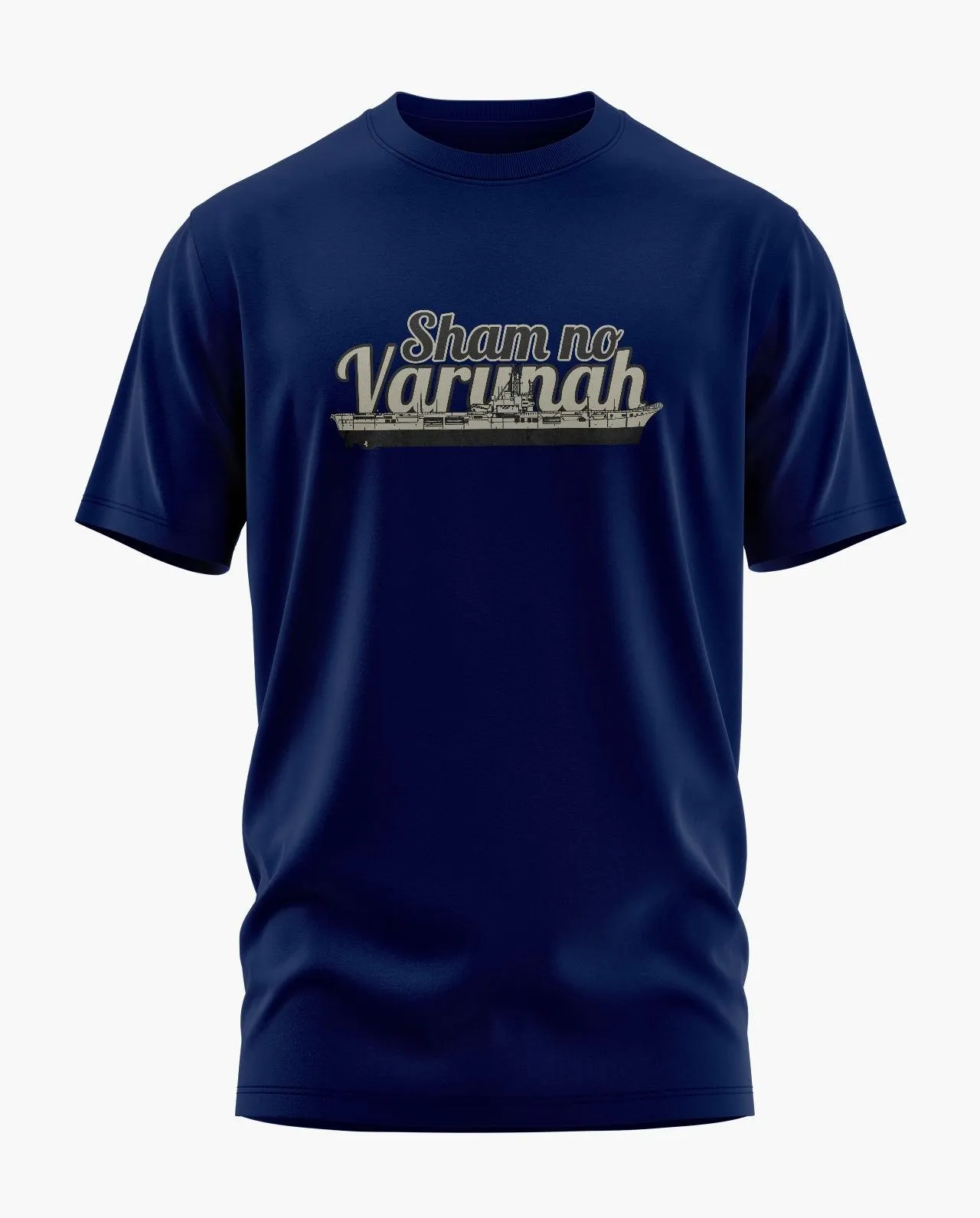 Sham No Varunah Indian Navy Signature LuxeSoft Cotton T-Shirt