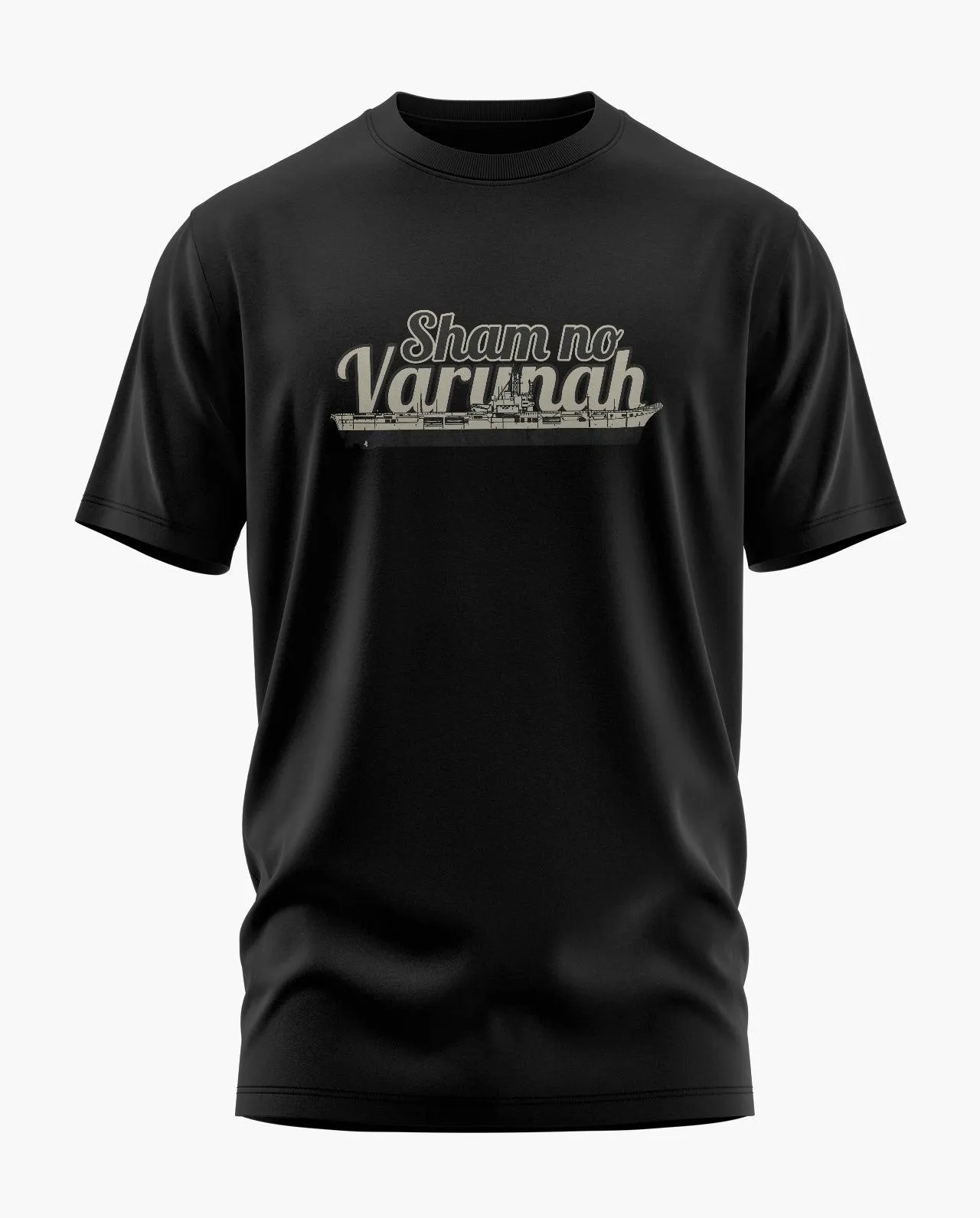 Sham No Varunah Indian Navy Signature LuxeSoft Cotton T-Shirt