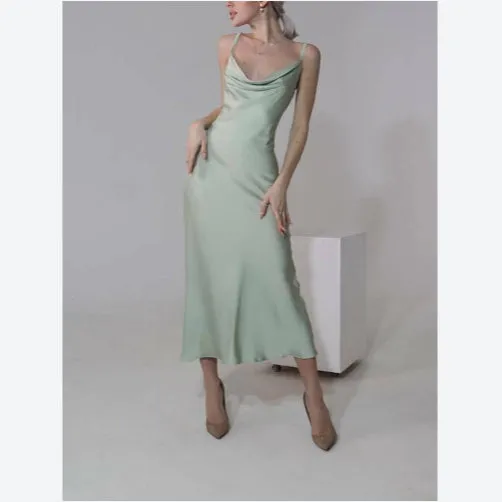 Slim Irregular Cami Wholesale Vintage Dresses For St. Patrick'S Day